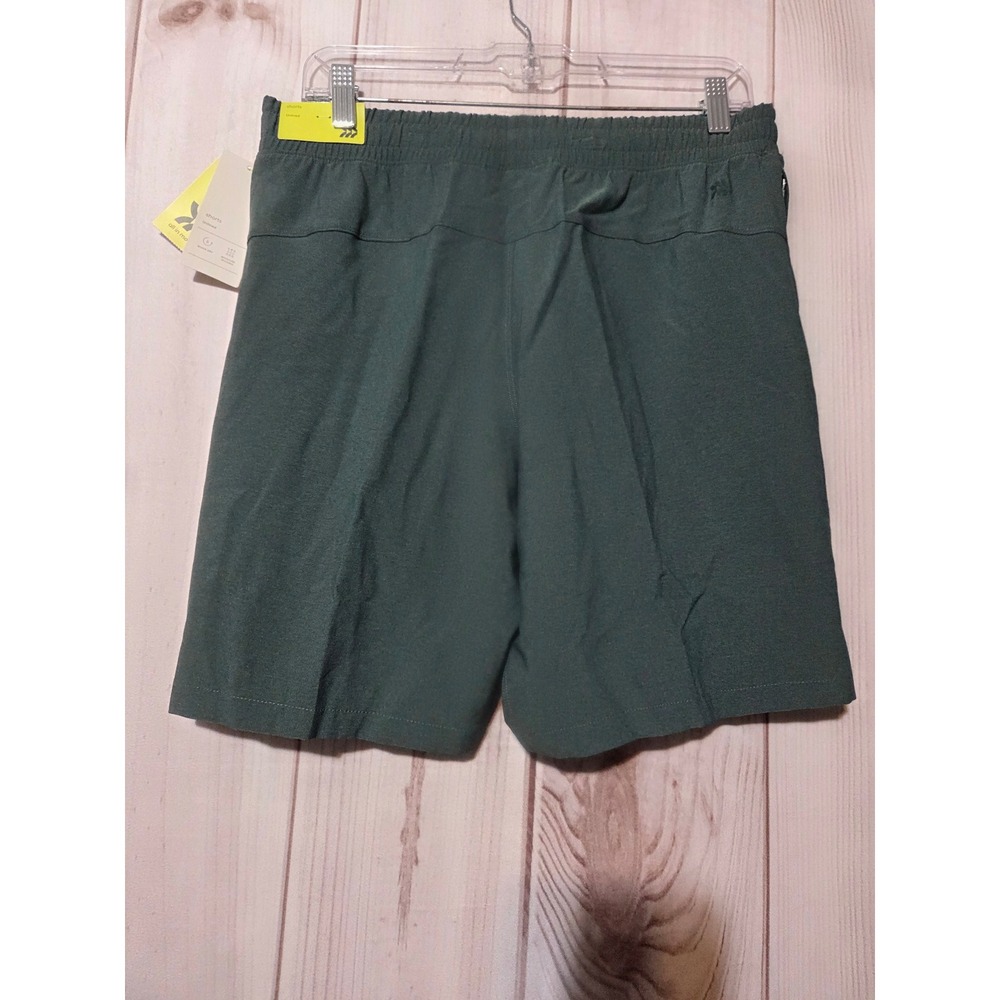All in Motion Mens 8 Inch Everyday Woven Shorts Dark Teal Green Medium NWT - Picture 2 of 7